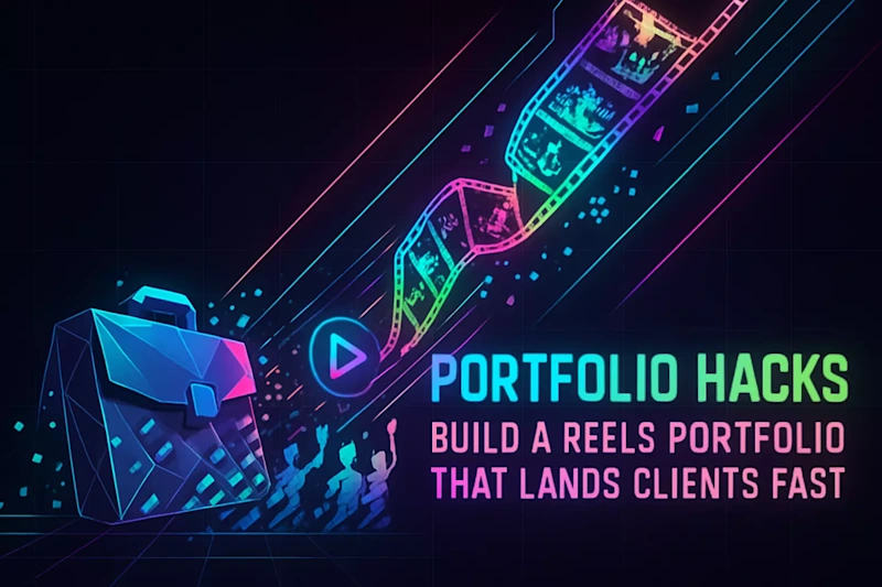 Cover image for Portfolio Hacks: Build a Reels Portfolio That Lands Clients Fast