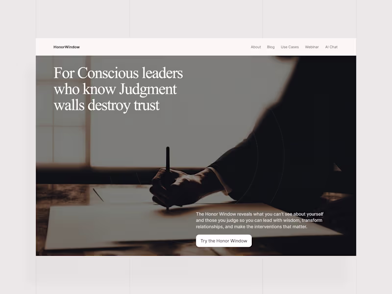 Cover image for HonorWindow Website Design and Development