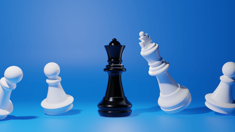 Cover image for 3d chess model render. 