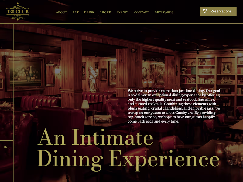 Cover image for The 130 Club Website Redesign