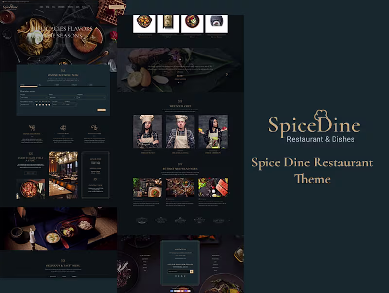 Cover image for SpiceDine - eCommerce Theme For Hotels & Restaurants