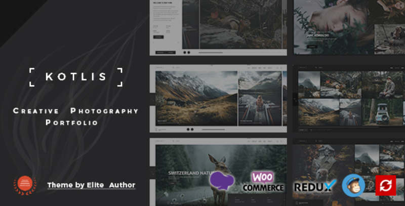 Cover image for Kotlis - Photography Portfolio WordPress Theme