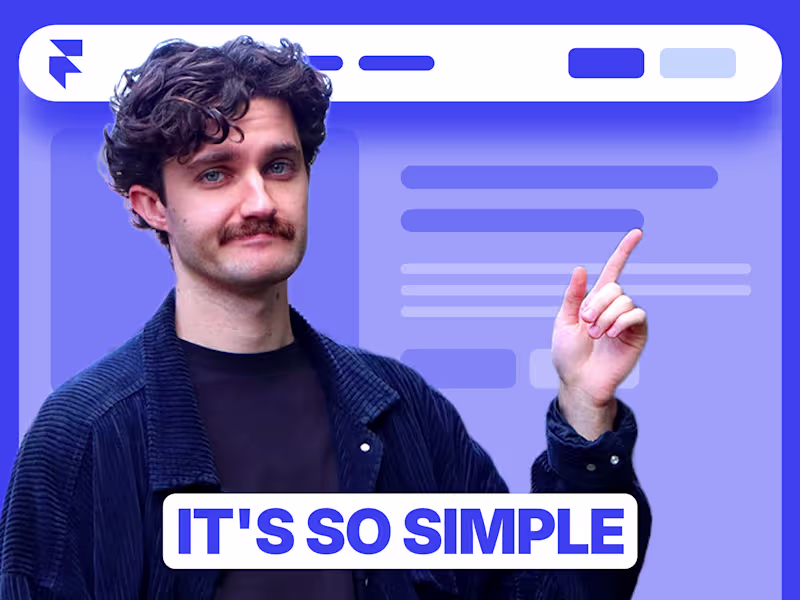 Cover image for Teaching 36,000 designers how to build a sticky header in Framer
