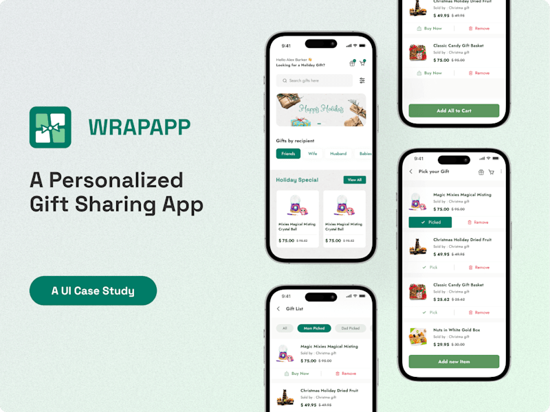 Cover image for Personalized Gift Sharing App: A UI Case Study