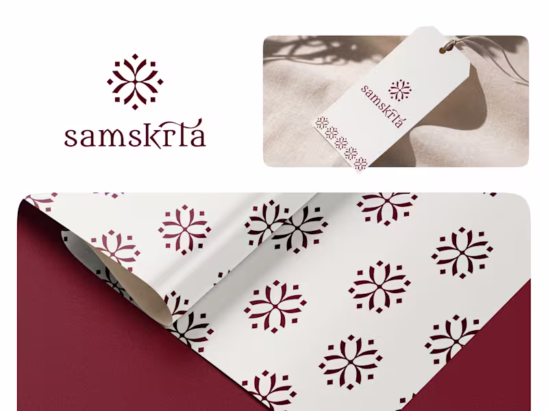 Cover image for Samskrta Handloom Brand Identity Design