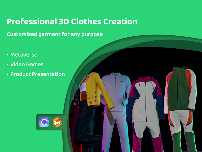 Cover image for You will get a 3D cloth for your online business