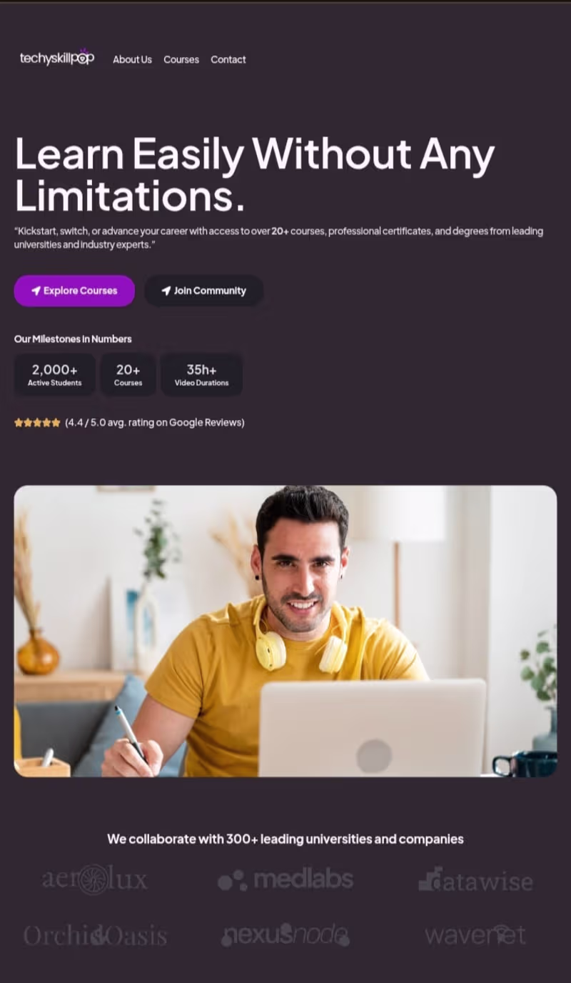 Cover image for EdTech Website 