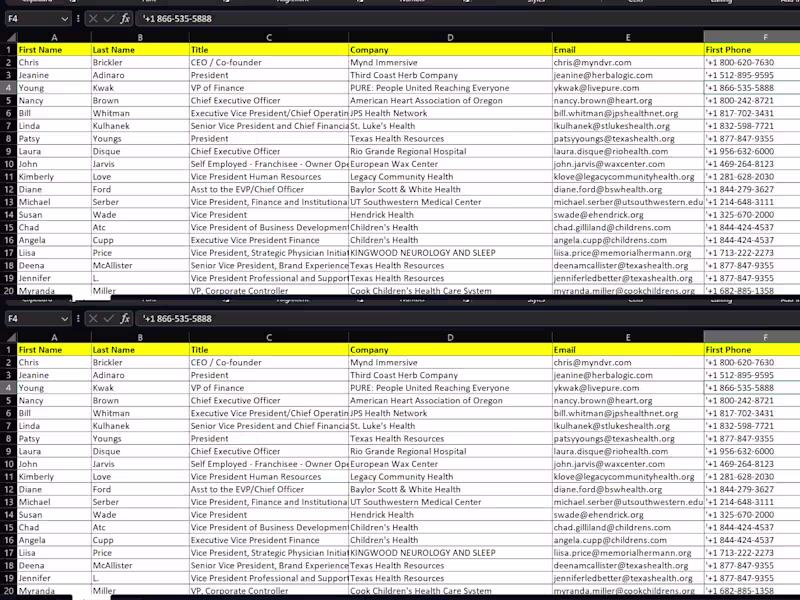 Cover image for HEALTHCARE LEADS OF USA