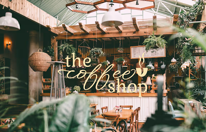 Cover image for The Coffee Shop - Branding on Behance