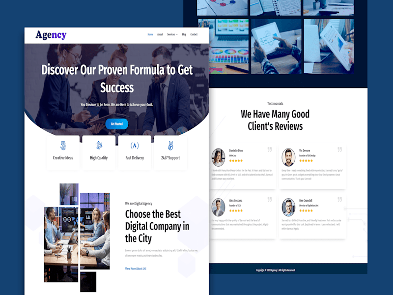 Cover image for Custom WordPress Website with Elementor