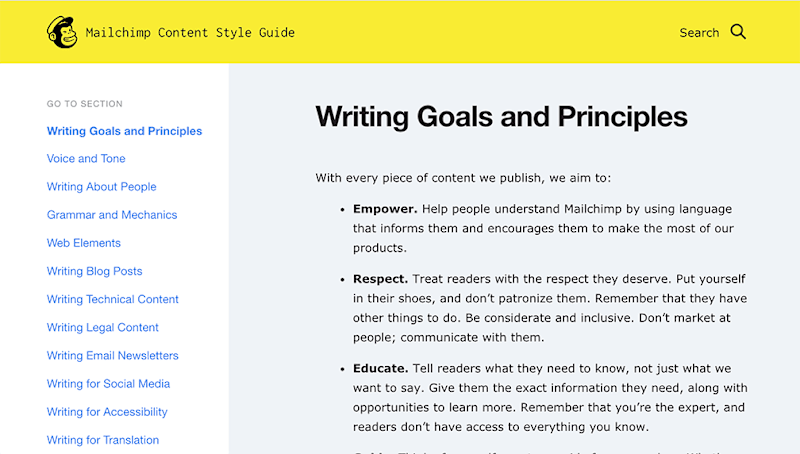 Cover image for Style guide: examples and best practices