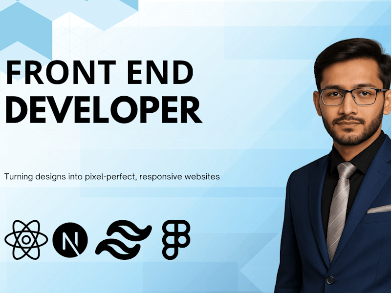 Cover image for Front End Development | Figma to React, Next.js | Pixel-Perfect