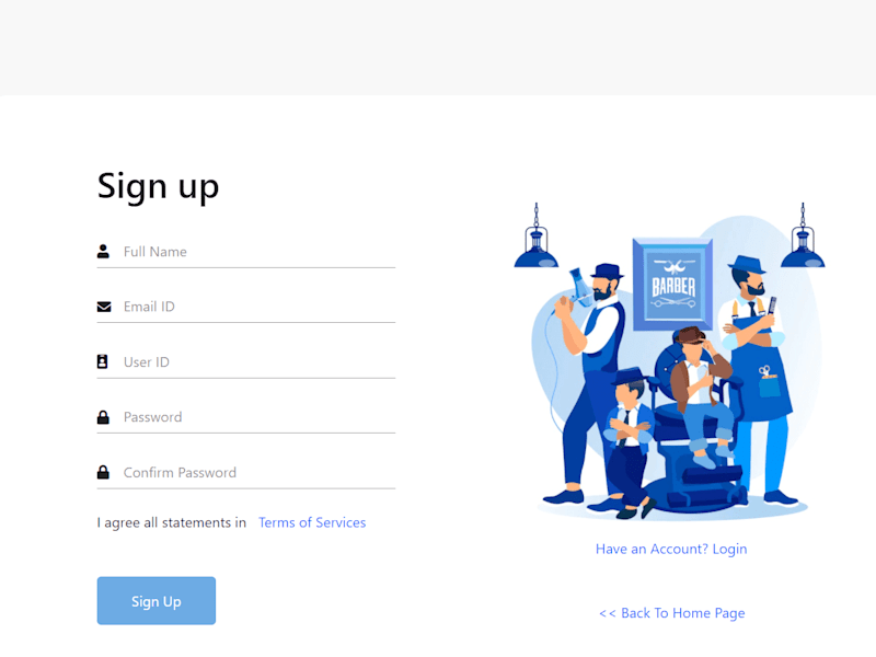 Cover image for Barber Shop ERP