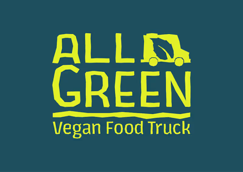 Cover image for ALL GREEN - VEGAN FOOD TRUCK :: Behance