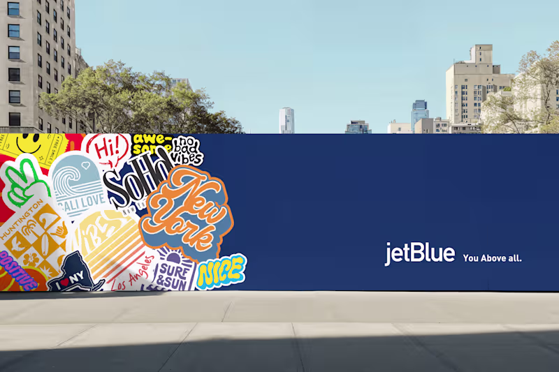 Cover image for JetBlue Stickerz Cultural Campaign