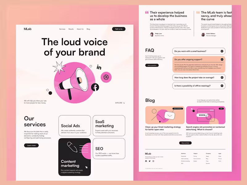 Cover image for Expert Webflow Design for Cutting-edge SaaS Landing Pages