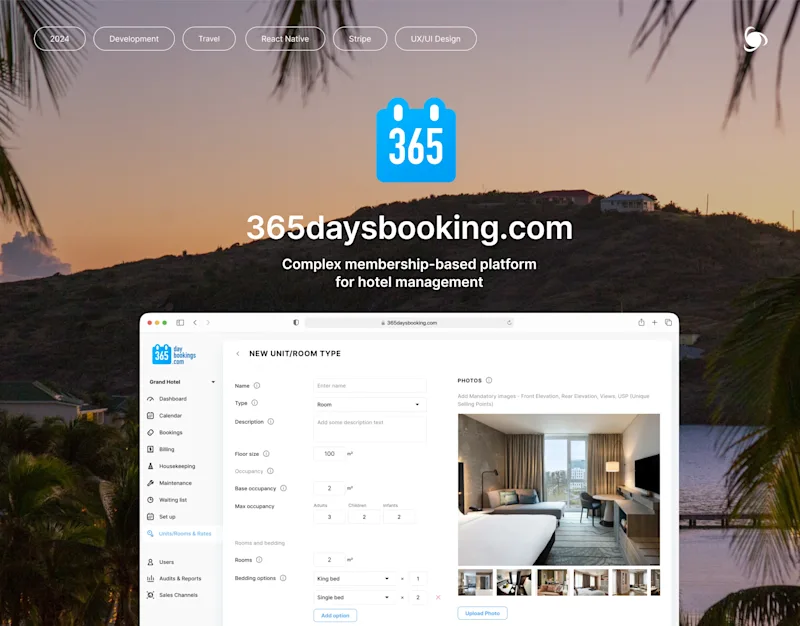 Cover image for 365daysbooking.com | Ronas IT