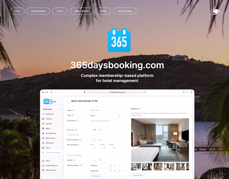 Cover image for 365daysbooking.com | Ronas IT
