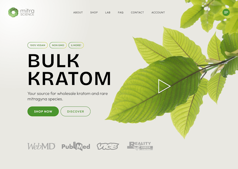 Cover image for Mitra Science | Web Design