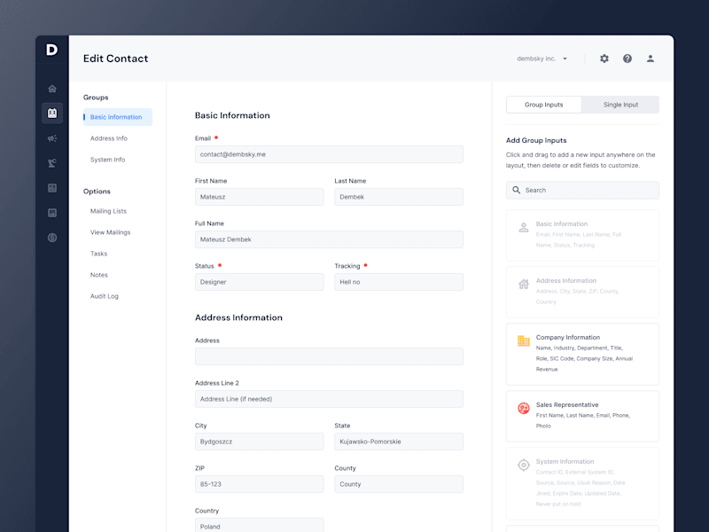 Cover image for Edit Contacts