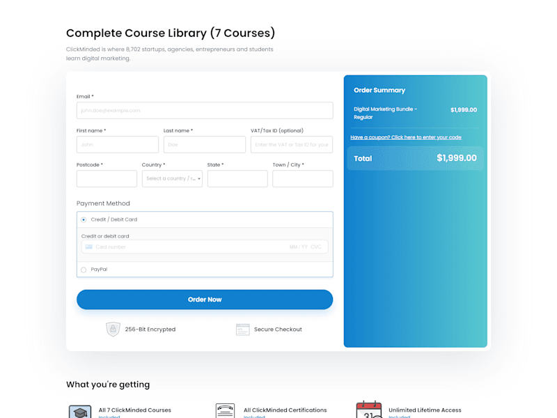 Cover image for ClickMinded Checkout Funnel 