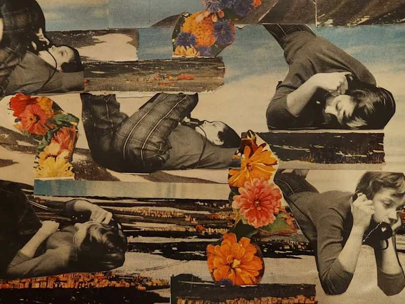 Cover image for Girl Talk - Collage Illustration