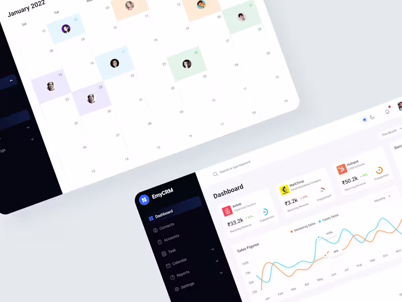 Cover image for Website & Dashboard Design