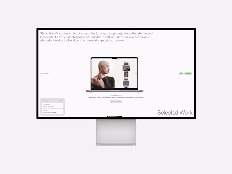 Cover image for Portfolio Website for Creative Agencies, Studios and Freelancers