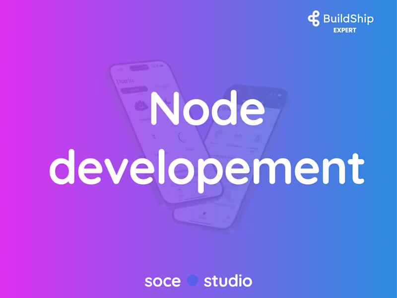 Cover image for Node Development - Buildship