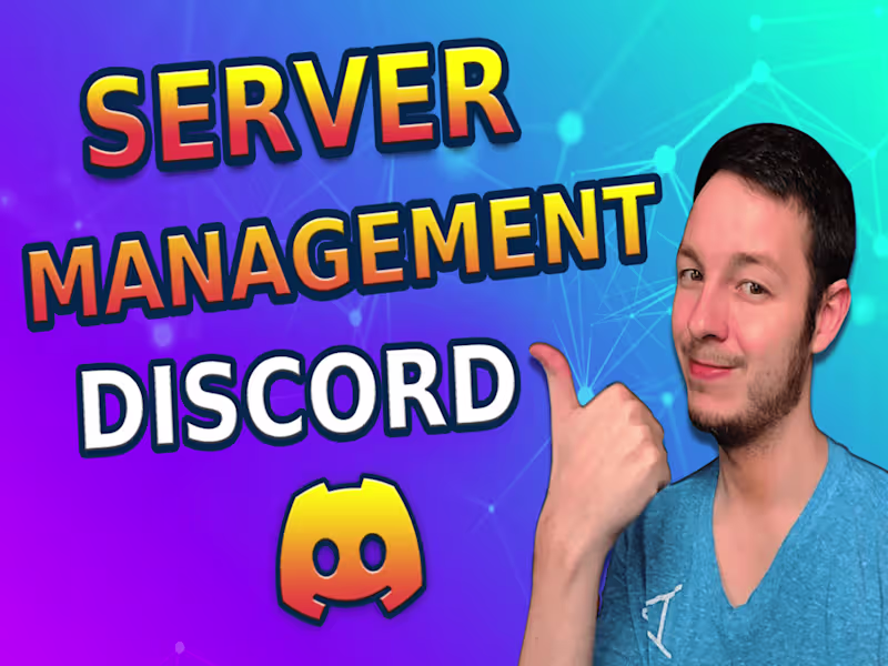 Cover image for Discord Server Management