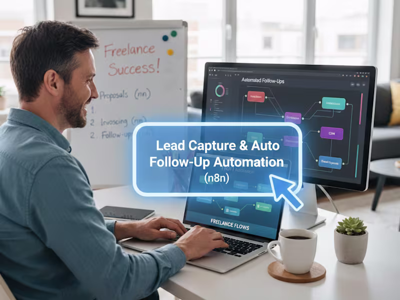 Cover image for Lead Capture & Auto Follow-Up Automation (n8n)