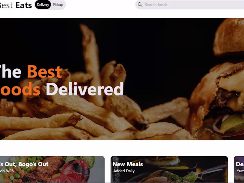 Cover image for FAST FOOD APP