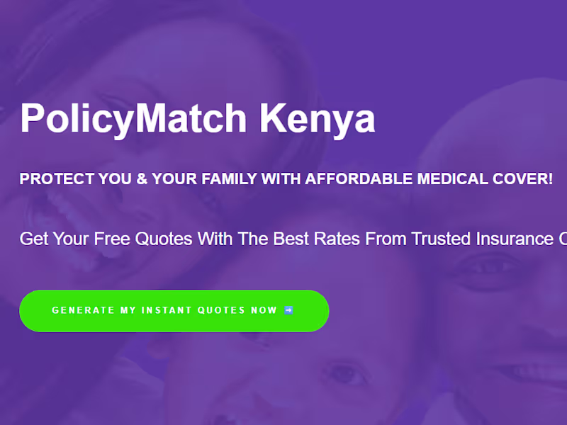 Cover image for Web Development for PolicyMatch Insurance Services