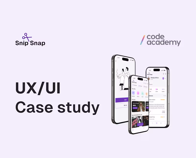 Cover image for Snip-Snap Booking Platform Development