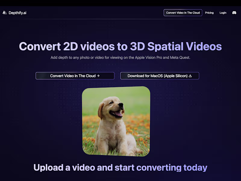 Cover image for AI-Powered 2D to 3D Spatial Video Transformation 