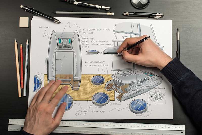 Cover image for Designing an inflatable solar pad for Yart boat