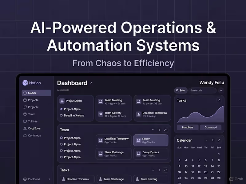 Cover image for AI-Powered Operations & Automation Systems