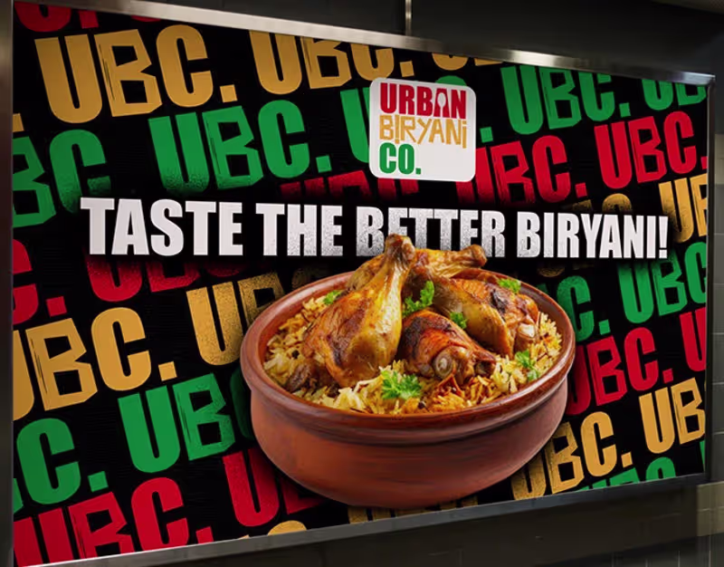 Cover image for Urban Biryani Co. Brand Identity