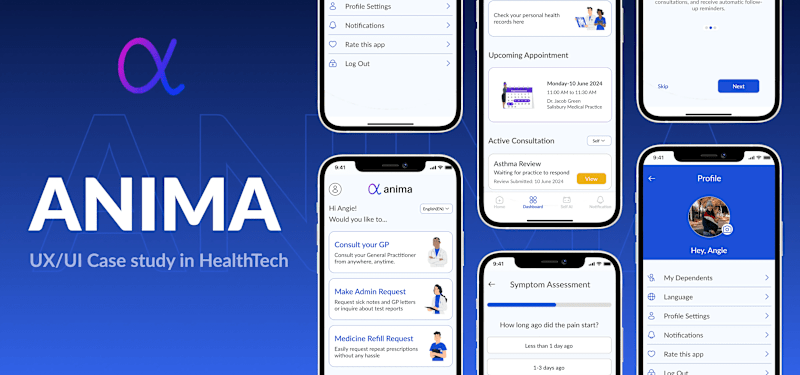 Cover image for Redesigning the Anima Patient App for seamless user experience