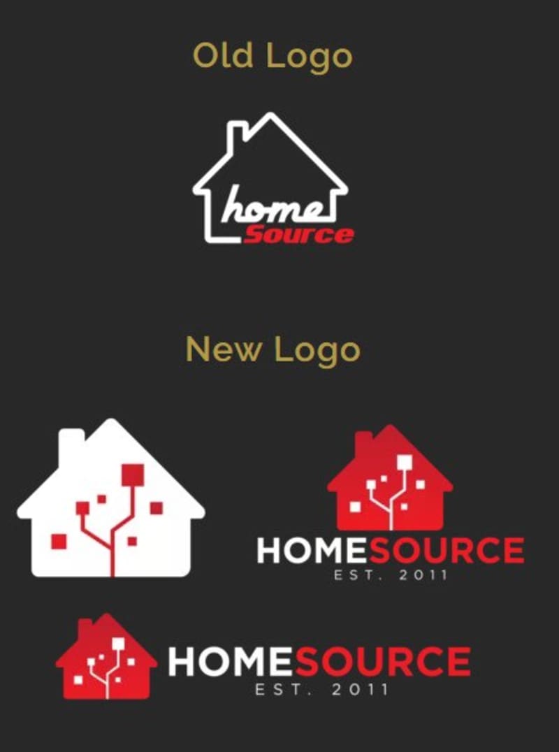 Cover image for HomeSource Systems Logo Redesign