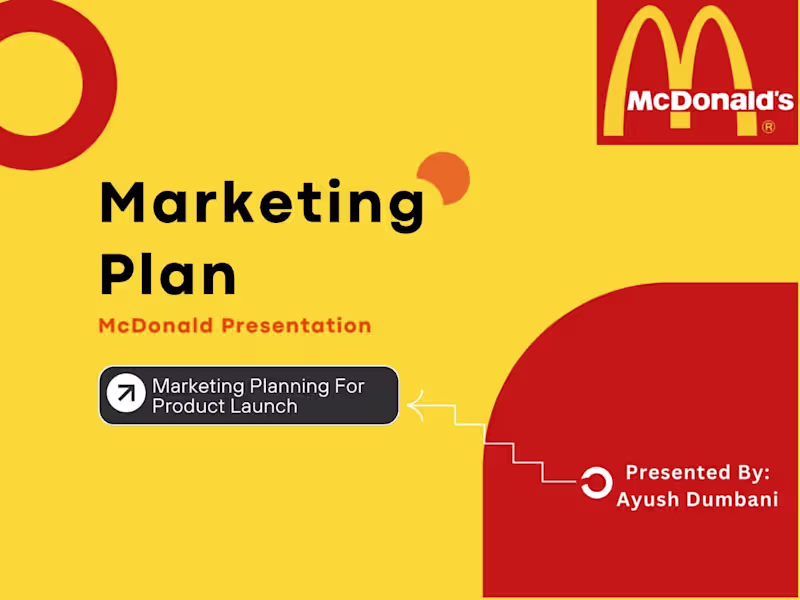 Cover image for McDonald’s _Media Plan 