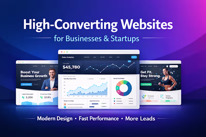 Cover image for High-Converting Business Website Built in 5 Days