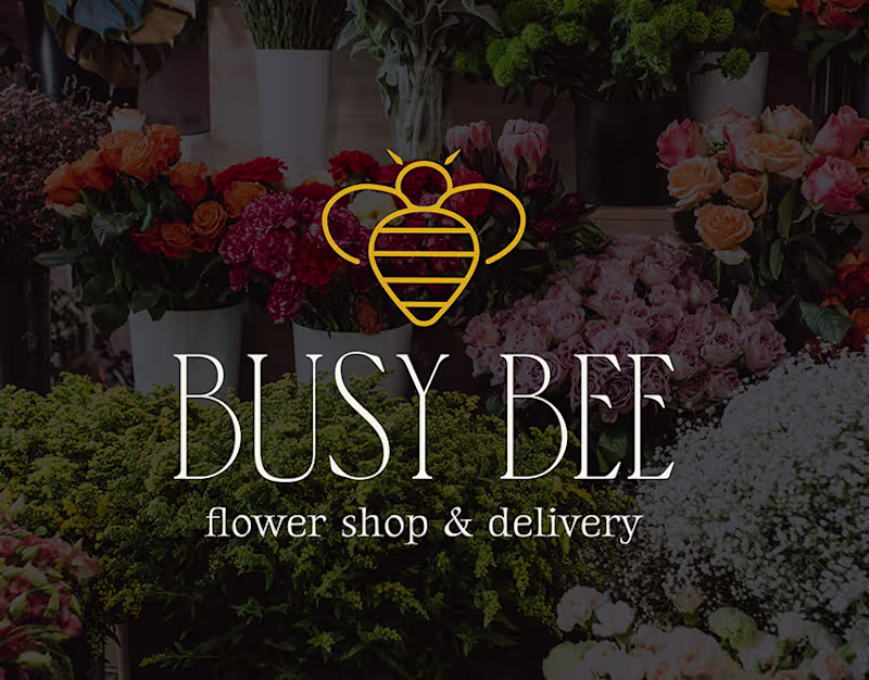 Cover image for Busy Bee | Flower Shop on Behance
