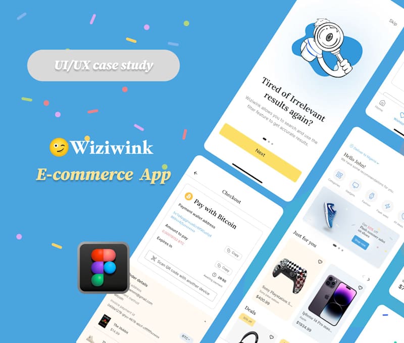 Cover image for Wiziwink E-commerce shopping App