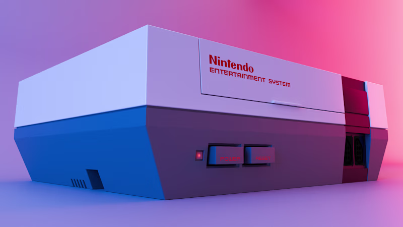 Cover image for 3D Nintendo (NES) console illustration

This