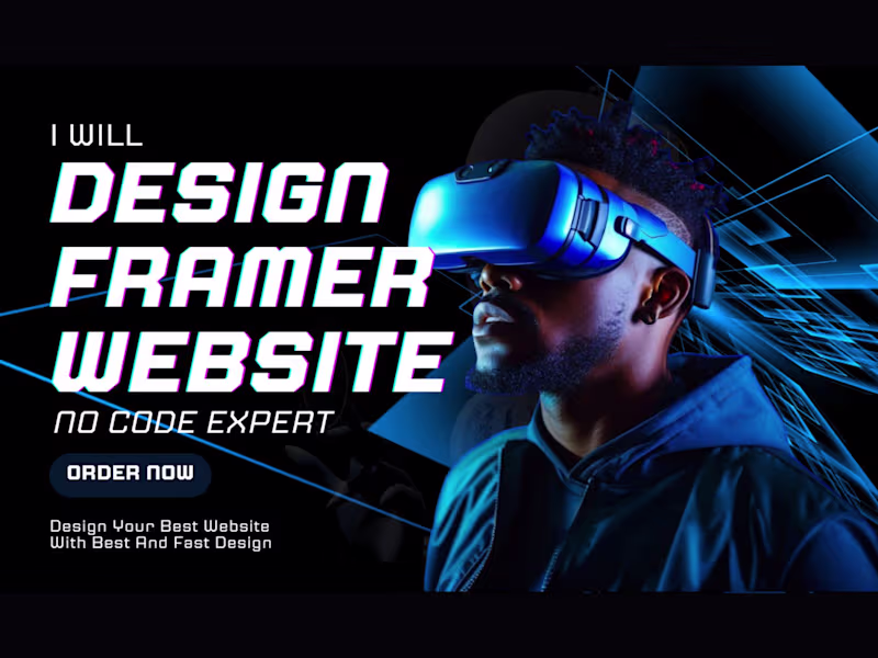 Cover image for Responsive Website with framer, Redesign Framer website, Fix 