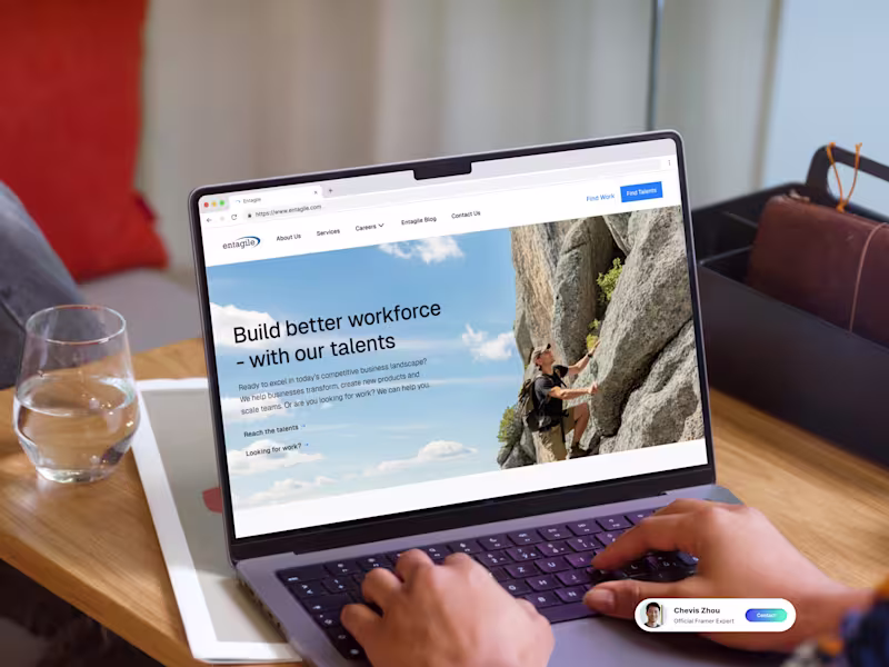 Cover image for Financial Consulting Company Website (Framer Dev + Figma Design)