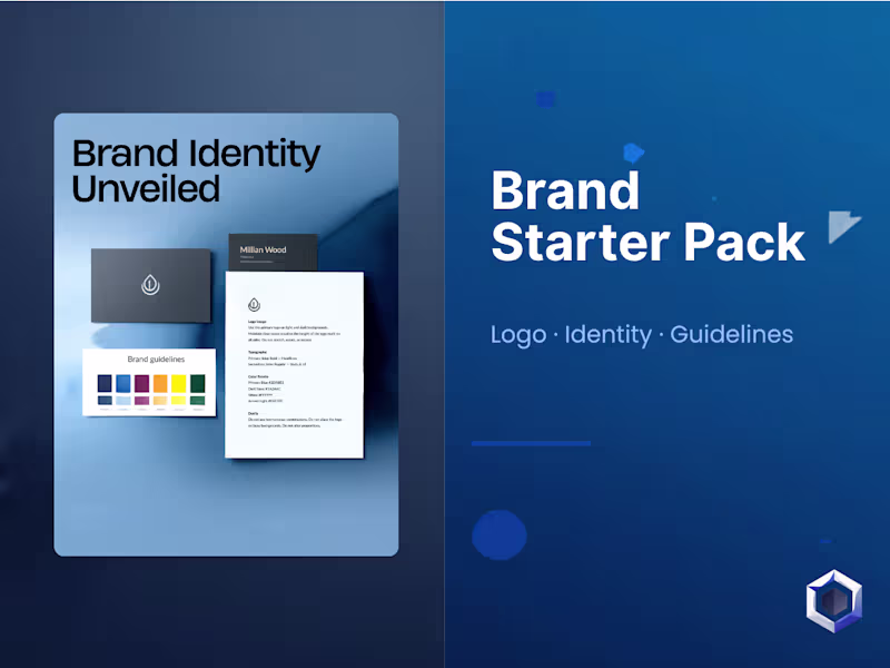 Cover image for Brand Starter Pack — Logo, Identity & Guidelines