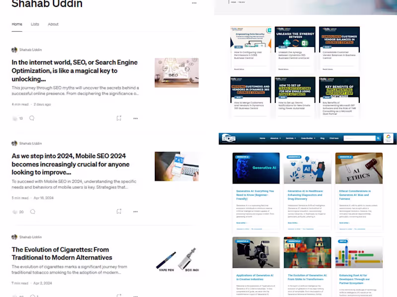 Cover image for Expert Article and Blog Writer: Engaging, SEO-Optimized Content