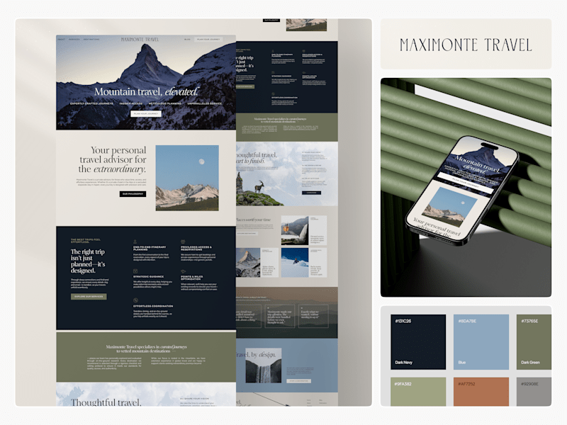 Cover image for Travel Business Website | Web Dev + Custom Component